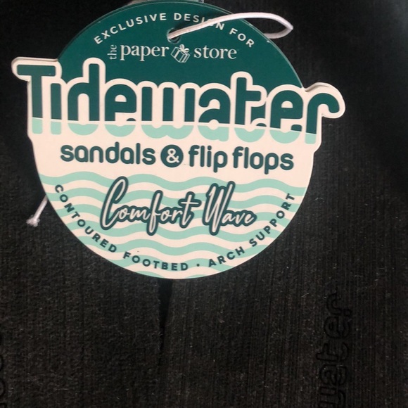 NEW Tidewater Flip Flops Boardwalk New England + Harbors - Asst Sizes - Blue - Picture 4 of 4